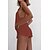 voordelige Damesbroeken-Dames Modieus Jumpsuit Babypakje  broek Ruche Korte Broek Casual Weekend Micro-elastisch Effen Katoen Comfort Medium Taille Wit Zwart Rood Beige S M L XL
