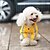 billige Regnfrakke-Hunde Katte Regnfrakke Regnjakke Mode Sød Stil Vinter Reflekterende Vandtæt Åndbart Blød Vaskbar udendørs Afslappet / Hverdag Hundetøj for Bichon Frisé Pommeraner små kæledyr Sommerfugl Small