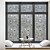 olcso Dekorációs matricák-ragasztómentesen festett celofán elektrosztatikus maradványmentes ablakpapír fürdőszoba nappali ablak árnyékoló fólia