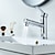 abordables Clásico-grifo del lavabo del baño extraíble / rociador extraíble electrochapado / acabados pintados juego central grifos monomando de un orificio para baño