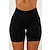 cheap Women&#039;s Shorts-Women&#039;s Shorts Leggings Mid Waist Short Black Spring &amp; Summer