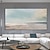 cheap Landscape Paintings-Handmade Oil Painting Canvas Wall Art Decoration Abstract Seascape Painting Beach Ocean for Home Decor Rolled Frameless Unstretched Painting