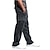 זול מכנסיים פעילים לגברים-בגדי ריקוד גברים מכנסי קרגו מכנסי טרנינג רָץ לְהַנָאָתוֹ מכנסיים מכנסיים רגילים רגל רחבה צבע אחיד באורך מלא ספורט חוץ יומי קלסי יום יומי שחור לבן
