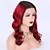 cheap Human Hair Full Lace Wigs-Premier Full Lace Wig Middle Part 100% Brazilian Hair Body Wave Wig 130% Density with Baby Hair Red Hair Glueless Wig For Women