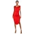 cheap Dancing Costumes-Women&#039;s Dancer Latin Dance Performance Dress Stylish Polyester Red Dress