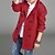 cheap Outerwear-Kids Boys Trench Coat Outwear Long Sleeve Windproof Plain Winter Basic Daily Coat 4-13 Years Black Khaki Red