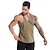 cheap Running Tops-Men&#039;s Muscle Cut Off Gym Workout Stringer Tank Tops Bodybuilding Fitness Running T-Shirts