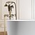 cheap Bathtub Faucets-Bathtub Faucet - Contemporary Antique Brass Free Standing Ceramic Valve Bath Shower Mixer Taps