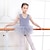 abordables Costumes de Danse-Fille Danseur Ballet Spectacle Robe Le style mignon Polyester Noir Blanche Rose Claire Robe