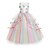 cheap Movie &amp; TV Theme Costumes-Princess Unicorn Dress Flower Girl Dress Girls&#039; Movie Cosplay A-Line Slip Vacation Dress Purple Rosy Pink Rainbow Dress Halloween Children&#039;s Day Masquerade Polyester Tulle