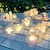 Χαμηλού Κόστους LED Φωτολωρίδες-σχήμα λουλουδιού led νεράιδα φωτάκια κορδονιού 3m-20leds 1,5m-10leds γιρλάντα ελαφριά χριστουγεννιάτικη γαμήλια γιορτή κήπος διακόσμηση σπιτιού διακοπών