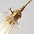 cheap Island Lights-13 cm Single Design Pendant Light LED Glass Antique Brass Modern Nordic Style 85-265V