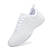 cheap Dance Sneakers-Unisex Dance Sneakers Cheer Shoes Practice HipHop Cheerleading Sneaker Flat Heel Round Toe Lace-up Adults&#039; Children&#039;s White