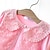 cheap Outerwear-Kids Girls&#039; Jacket &amp; Coat Long Sleeve White Pink Solid Colored Lace Fall Spring Basic Daily / Summer / Short / Cotton