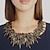 cheap Necklaces-Collar Necklace For Women&#039;s Festival Chrome Leaf