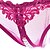 cheap Sexy Lingerie-Women&#039;s Beaded Solid Colored Ultra Sexy Panty Low Waist Erotic Wine One-Size / Lace