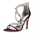 ieftine Pantofi de Mireasă-Pentru femei pantofi de nunta Bling Bling Pantofi Pantofi Spumante Pantofi de mireasa Cristal Toc Înalt Vârf deschis Luxos Satin Fermoar Argintiu Negru Alb