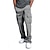 cheap Men&#039;s Active Pants-Men&#039;s Cargo Pants Sweatpants Joggers Trousers Casual Pants Wide Leg Solid Color Full Length Sports Outdoor Daily Classic Casual Black White