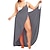 cheap Special Offers-Women&#039;s Swimwear Cover Up Beach Dress Plus Size Swimsuit Open Back for Big Busts Pure Color Black White Khaki Dark Gray Strap Bathing Suits Sexy Vacation Fashion