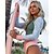 cheap Rash Guards-Women&#039;s Swimwear One Piece Swimsuit Floral Bodysuit Open Back Bathing Suit Dark Green UV Sun Protection Breathable Quick Dry Long Sleeve - Swimming Surfing Beach Autumn Spring