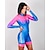 cheap Women&#039;s Clothing Sets-Women&#039;s Triathlon Tri Suit Long Sleeve Mountain Bike MTB Road Bike Cycling Violet Pink+White Camouflage Blue Bike Breathable Quick Dry Sports Clothing Apparel