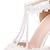 olcso Esküvői cipők-Női Esküvői cipők Menyasszonyi cipők Csipke Tűsarok Erősített lábujj Bokapánt Fehér Sárga Rózsaszín