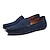 cheap Men&#039;s Slip-ons &amp; Loafers-Men&#039;s Loafers &amp; Slip-Ons Suede Shoes Plus Size Penny Loafers Driving Loafers Casual Outdoor Daily Suede Loafer Black Burgundy Navy Blue Summer Spring
