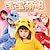 preiswerte Kigurumi Pyjamas-Kinder Kigurumi-Pyjamas Einhorn Katze Tiger Tier Pyjamas-Einteiler Baumwollflanell Cosplay Für Jungen und Mädchen Halloween Tiernachtwäsche Karikatur