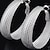 cheap Trendy Jewelry-Hoop Earrings For Women&#039;s Party Wedding Casual Sterling Silver Silver