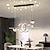 abordables Suspension-led pendentif lumière moderne salle à manger de luxe lampe de projection personnalité créative ciel étoilé bar lustre