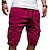 preiswerte Cargo Shorts-Herren Cargo Shorts Kurze Hosen Multi Pocket Karte Draussen Sport Knielänge Festtage Ausgehen Wochenende 100% Baumwolle Kurze Hosen Schlank Meerblau Marineblau Unelastisch