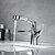 cheap Classical-Bathroom Sink Faucet - Rotatable / Pull out Chrome / Electroplated / Painted Finishes Centerset Single Handle One HoleBath Taps