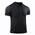 cheap Running Tee &amp; Tank Tops-Men&#039;s Running Shirt Top Athletic Athleisure Summer Breathable Quick Dry Soft Fitness Running Jogging Training Sportswear Solid Colored Navy Green Blue White Black Gray Activewear Micro-elastic