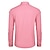 abordables camisas de esmoquin para hombre-Hombre camisa de baile Camisas de esmoquin Rosa Manga Larga Cachemir Cuello Vuelto Verano Primavera Fiesta Exterior Ropa Abotonar