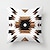 billige geometrisk stil-pudebetræk 1 stk faux linned blød dekorativ firkantet pudebetræk pudebetræk pudebetræk til sovesofa 45 x 45 cm (18 x 18 tommer) maskine, der kan vaskes i overlegen kvalitet med 1