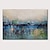 olcso Absztrakt festmények-Hang festett olajfestmény Kézzel festett Vízszintes panoráma Absztrakt Tájkép Modern Tartalmazza belső keret