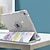billige iPad-etui-Tablet Etuier Til Apple ipad 9th 8th 7th Generation 10.2 inch Trifold stativ Smart Auto Wake / Sleep Støvsikker Grafisk Blomst Marmor PU Læder