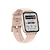 billige Smartwatches-696 L21 Smart Watch 1.69 inch Smartur Bluetooth Skridtæller Samtalepåmindelse Sleeptracker Kompatibel med Android iOS Dame Herre Handsfree opkald Beskedpåmindelse IP 67 31 mm urkasse