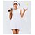 cheap Golf Clothing-Women&#039;s Tennis Dress Breathable With Pockets Quick Dry Sleeveless Dress With Inner Shorts Solid Color Spring Summer Tennis Golf Running / Spandex / Nylon / Stretchy / Moisture Wicking / Lightweight