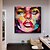 cheap People Paintings-Oil Painting Handmade Hand Painted Wall Art Modern Abstract Francoise Nielly Knife Beautiful Female Portrait Face Home Decoration Decor Rolled Canvas No Frame Unstretched