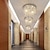 economico Lampade da soffitto-Plafoniera 30 cm led lampadario cristallo luce corridoio ingresso luce corridoio galvanica moderna 220-240v