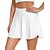 cheap Exercise, Fitness &amp; Yoga Clothing-Women&#039;s Tennis Skirts Yoga Shorts Quick Dry 2 in 1 Side Pockets High Split Yoga Fitness Gym Workout Fashion Skort White Black Gray Sports Activewear Stretchy / Athletic / Athleisure