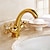 economico Classici-Rubinetto lavabo bagno - finiture classiche elettrodeposte / verniciate centrotavola due maniglie una rubinetteria da bagno