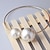 abordables Collares y colgantes-Collares Declaración Collar con perlas For Mujer Perla Boda Regalo Diario Perla Legierung