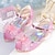 cheap Kids&#039; Sandals-Girls&#039; Heels Dress Shoes Flower Girl Shoes Princess Shoes School Shoes Leather PU Portable Breathability Non-slipping Princess Shoes Big Kids(7years +) Little Kids(4-7ys) School Gift Daily Walking