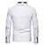 abordables Polo clásico para hombre-Hombre Camisa casual POLO Exterior Negocio Cuello de polo Clásico Manga Larga Básico Clásico Color sólido Plaid Estilo formal Botón frontal Primavera Otoño Ajuste regular Negro Blanco Gris Oscuro Gris