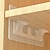 baratos organizador de banheiro-10 pçs suporte de prateleira estacas adesivas suporte de divisória de armário clipes de suporte de armário adesivo de cabide de parede para cozinha banheiro