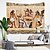abordables Décoration Murale-Impression murale égyptienne tapisserie murale art décor couverture rideau suspendu maison chambre salon dortoir décoration