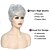 cheap Older Wigs-Piexie Cut Wigs for Women Short Silver Wig Natural Wave Wigs Heat Resistant Fiber Hair Replacement Wigs