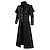 cheap Historical &amp; Vintage Costumes-Punk &amp; Gothic Medieval Steampunk 17th Century Coat Masquerade Plague Doctor Plus Size Men&#039;s Cosplay Costume Carnival Party Coat